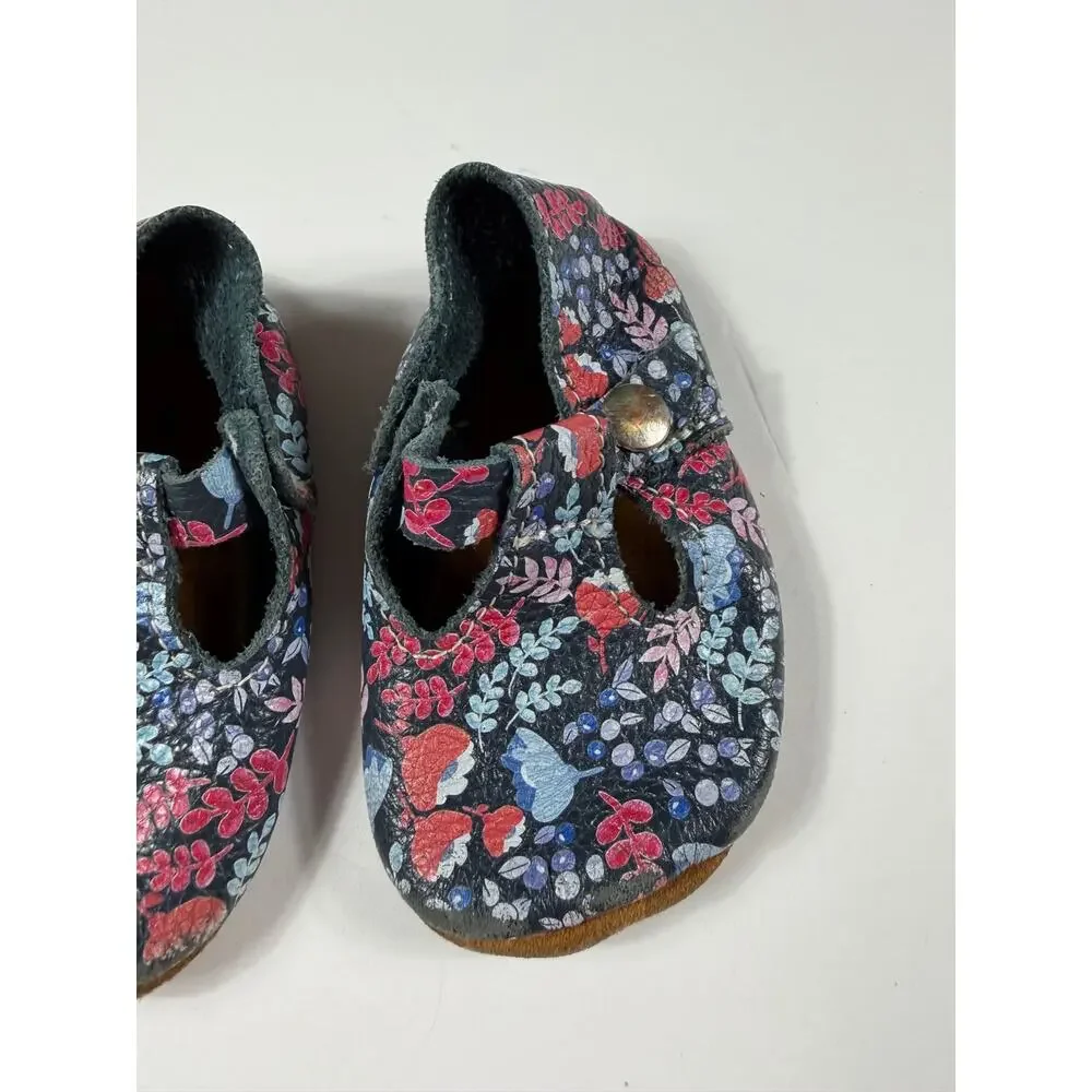 Mon Petit Handmade Shoes Liberty London Limited Edition T-Strap Leather size 5